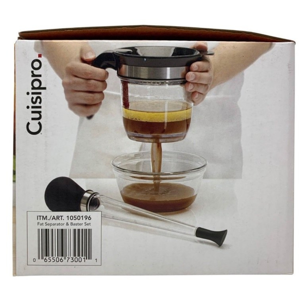 Cuisipro Fat Separator and 3-in-1 Baster Roasting Set - Picture 4 of 11